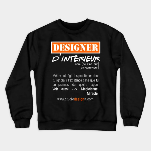 designer shirt french Crewneck Sweatshirt by PolygoneMaste